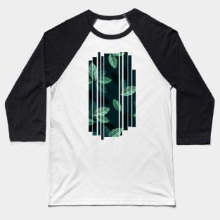 Green leafs falling Baseball T-Shirt